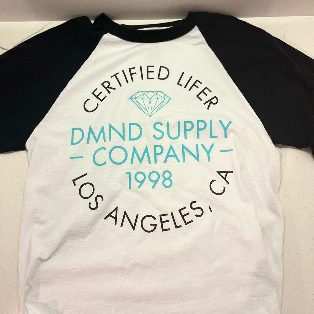 Diamond Supply Co. Baseball T-shirt 3/4 sleeve
